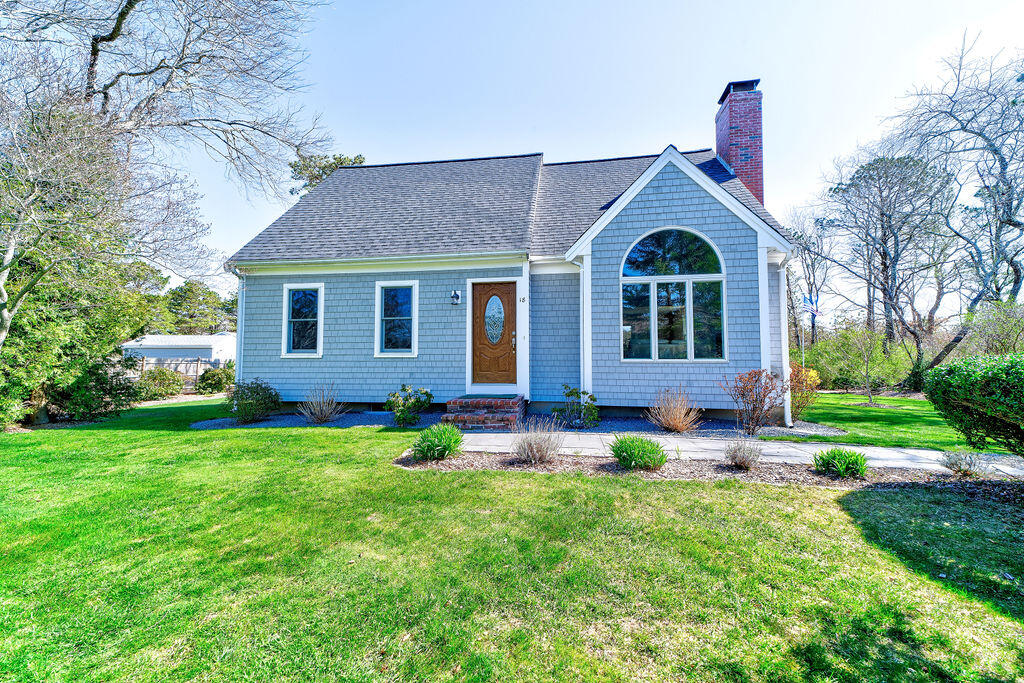 18 Windsor Road Sandwich, MA 02563 - Photo 33 of 35 a front view of house with yard and green space