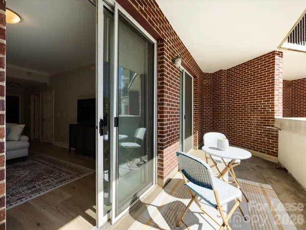 a view of balcony and patio