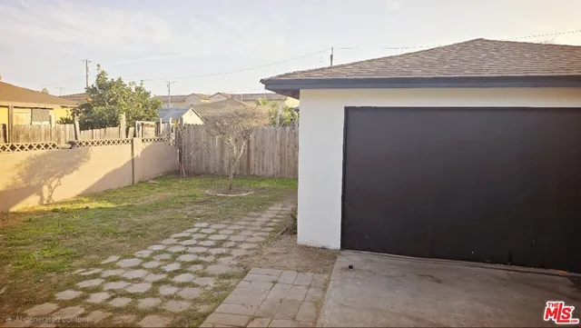 a house view with a outdoor space