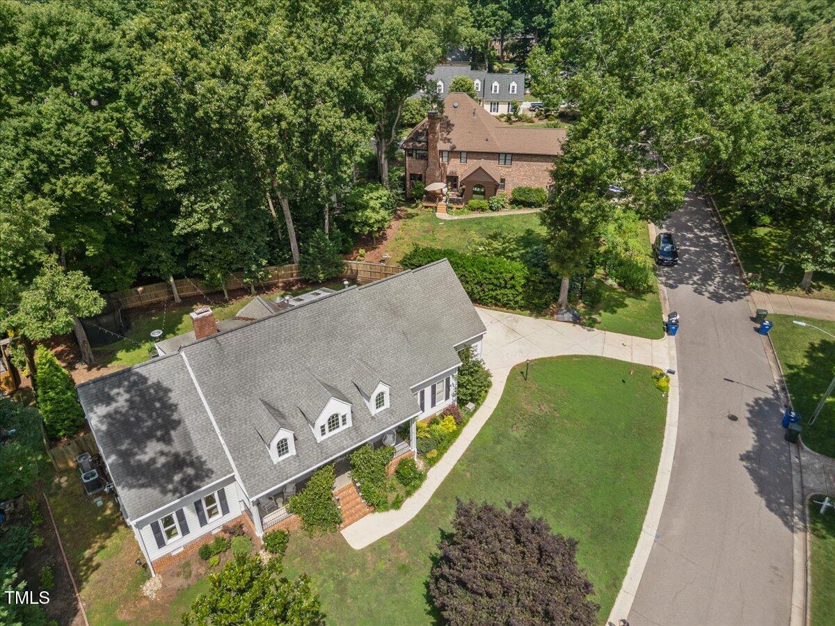7917 Rooksley Court Raleigh, NC 27615 - Photo 42 of 45 an aerial view of a house