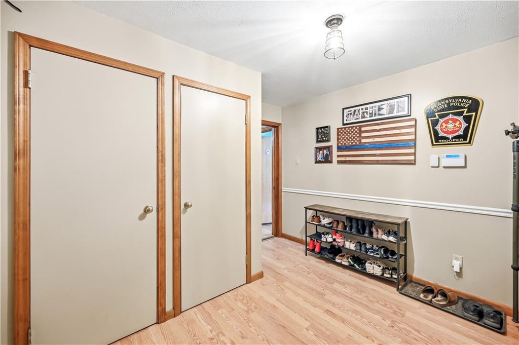 516 Wallace Run Road Darlington, PA 16115 - Photo 28 of 41 Mudroom with ample closet space (4 closets!) and leads into garage