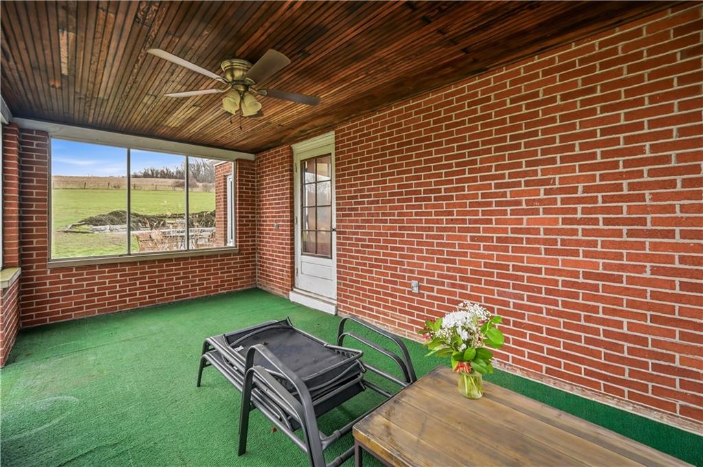 516 Wallace Run Road Darlington, PA 16115 - Photo 29 of 41 screened in porch