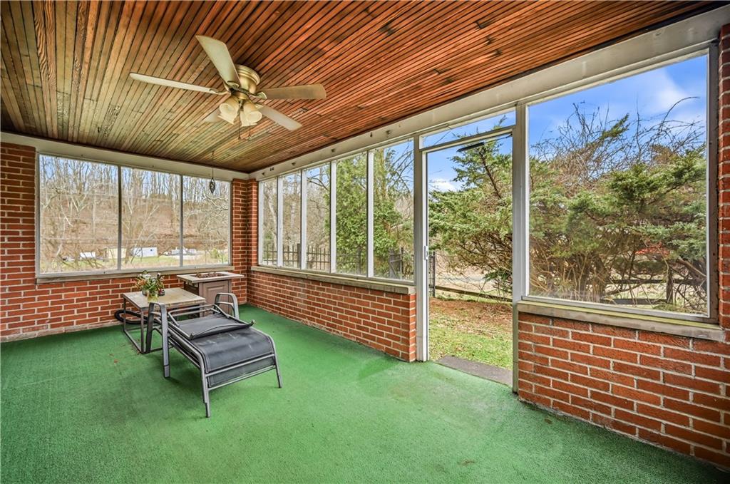 516 Wallace Run Road Darlington, PA 16115 - Photo 30 of 41 screened in porch, view 2