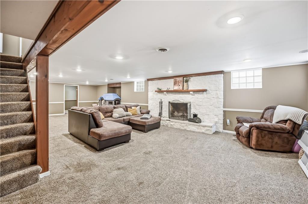 516 Wallace Run Road Darlington, PA 16115 - Photo 31 of 41 Full finished basement!