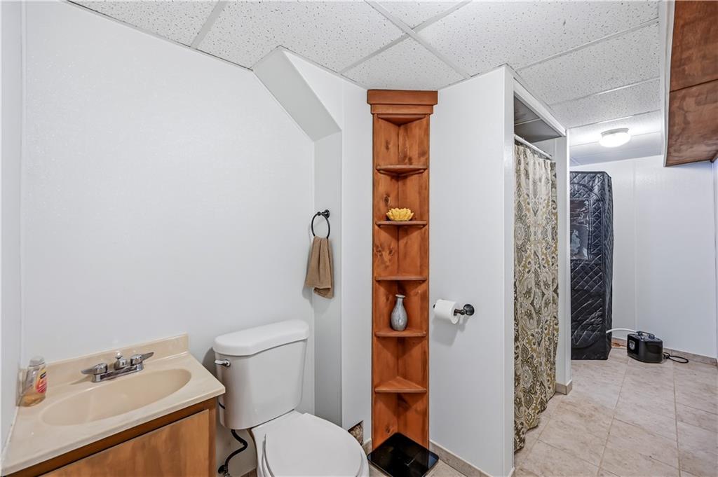 516 Wallace Run Road Darlington, PA 16115 - Photo 38 of 41 Full bathroom in basement