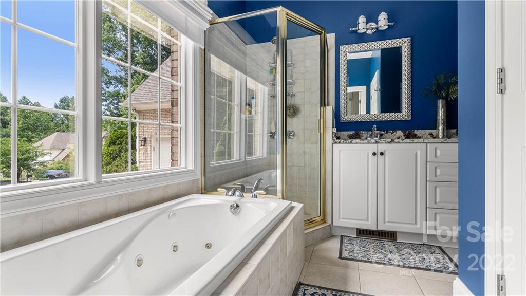 11147 Scullers Run Tega Cay, SC 29708 - Photo 17 of 39 a bathroom with a bathtub a mirror and a sink