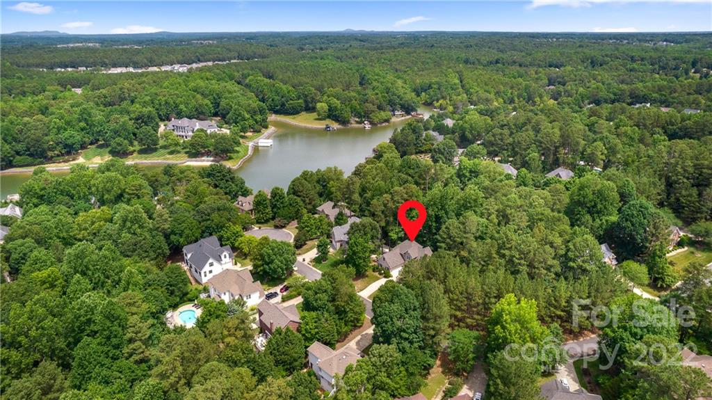 11147 Scullers Run Tega Cay, SC 29708 - Photo 39 of 39 a view of a house with a yard and lake view