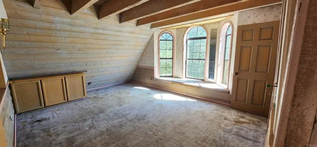 a view of an front door