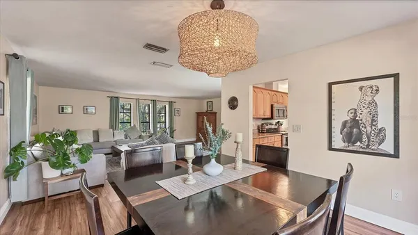 a workspace with furniture and window