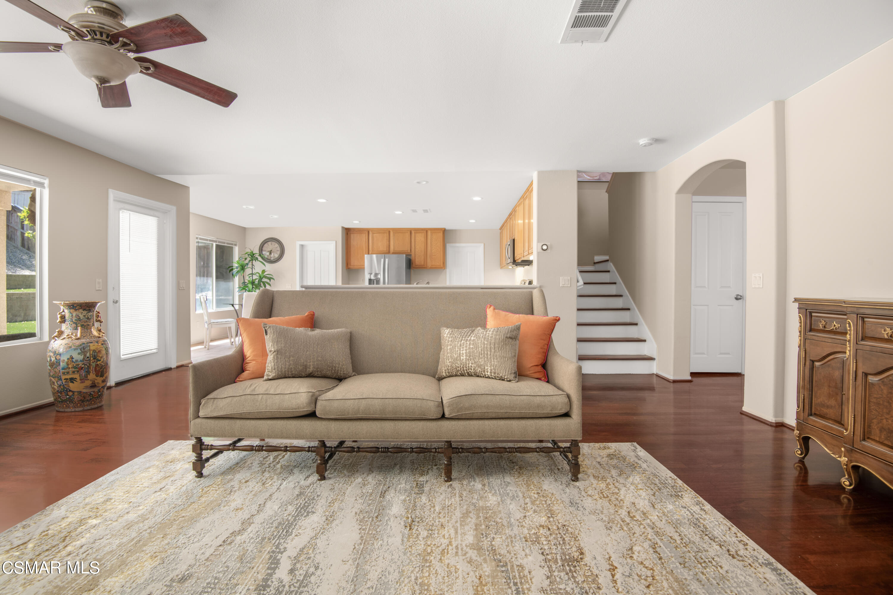 32645 The Old Road Castaic, CA 91384 - Photo 8 of 32 a living room with furniture and a wooden floor