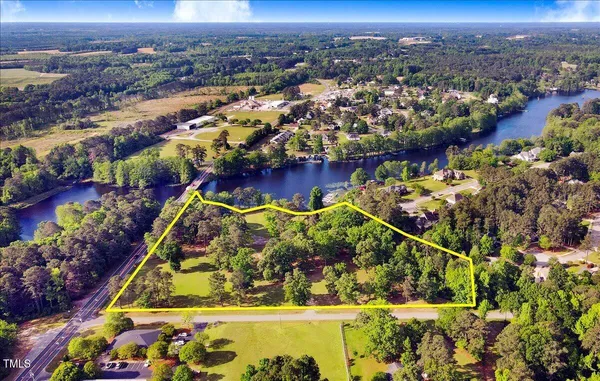an aerial view of a