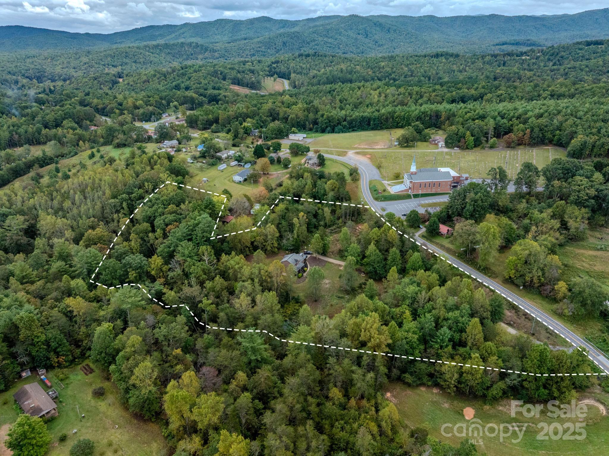 2341 Enola Road Morganton, NC 28655 - Photo 48 of 48 an aerial view of residential house with outdoor space and trees all around