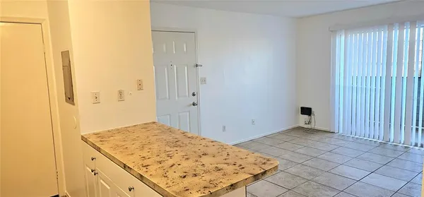 a view of kitchen island