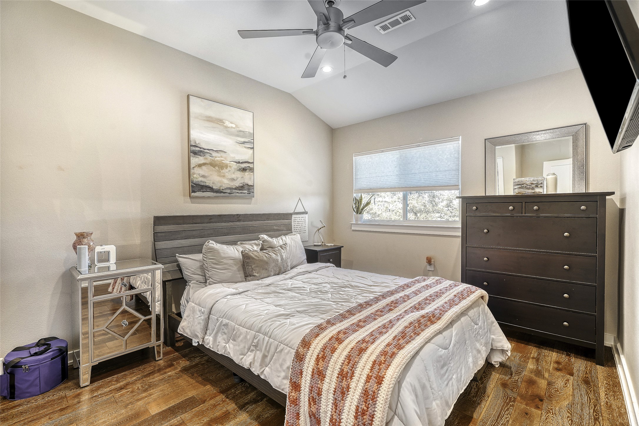 6800 Menchaca Road, Unit 5 Austin, TX 78745 - Photo 19 of 28 a bedroom with a bed and a window