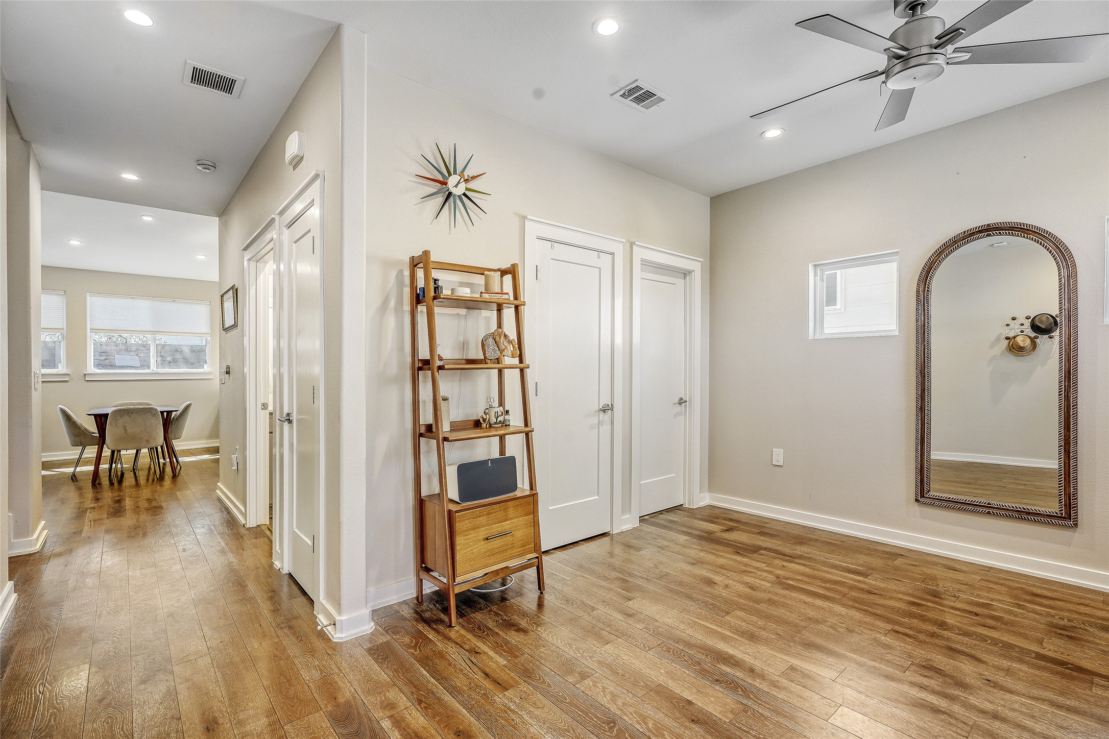 6800 Menchaca Road, Unit 5 Austin, TX 78745 - Photo 10 of 28 wooden floor in an empty room with a window