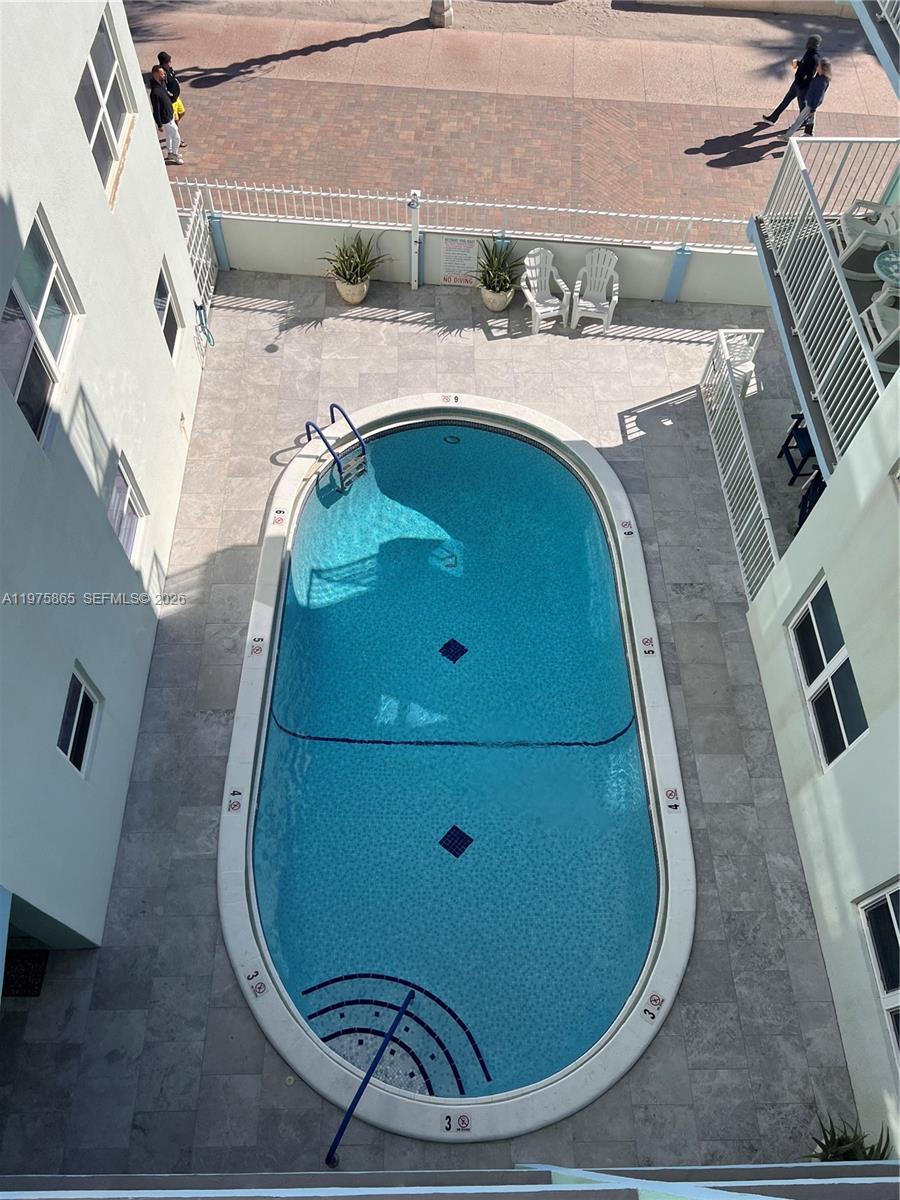 2600 North Surf Road, Unit 403 Hollywood, FL 33019 - Photo 21 of 24 an aerial view of a house with a swimming pool