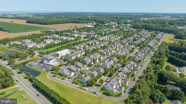 a view of a city and ocean view