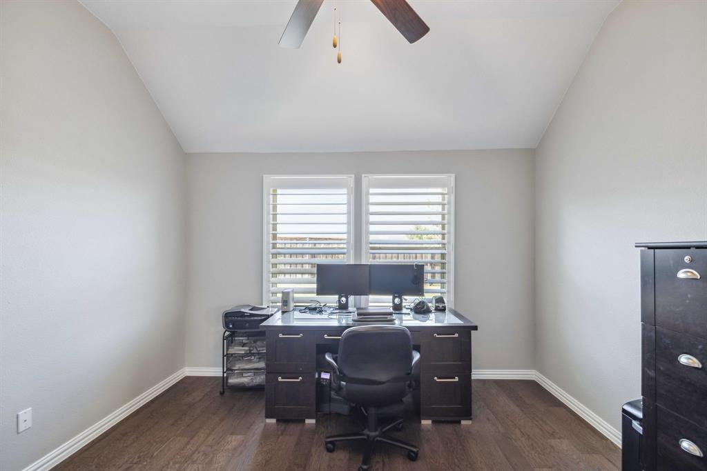 1732 Wassel Road Fort Worth, TX 76052 - Photo 20 of 39 a view of a workspace with furniture and a window
