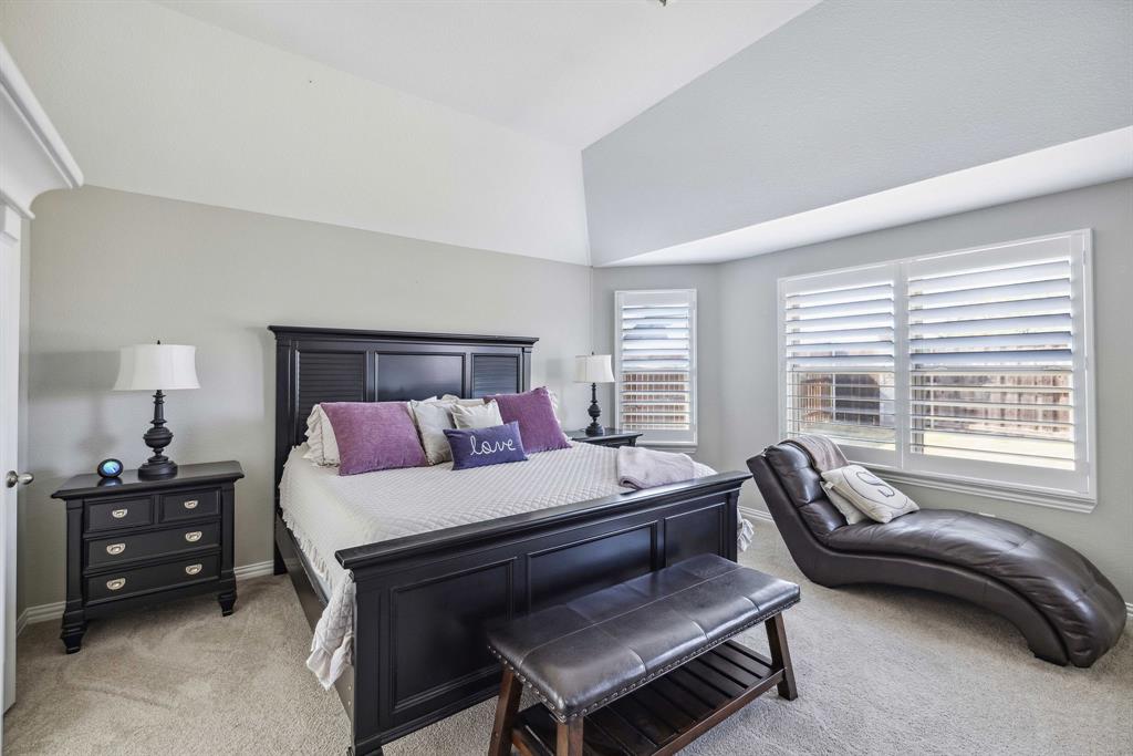 1732 Wassel Road Fort Worth, TX 76052 - Photo 21 of 39 a bedroom with a bed and a window