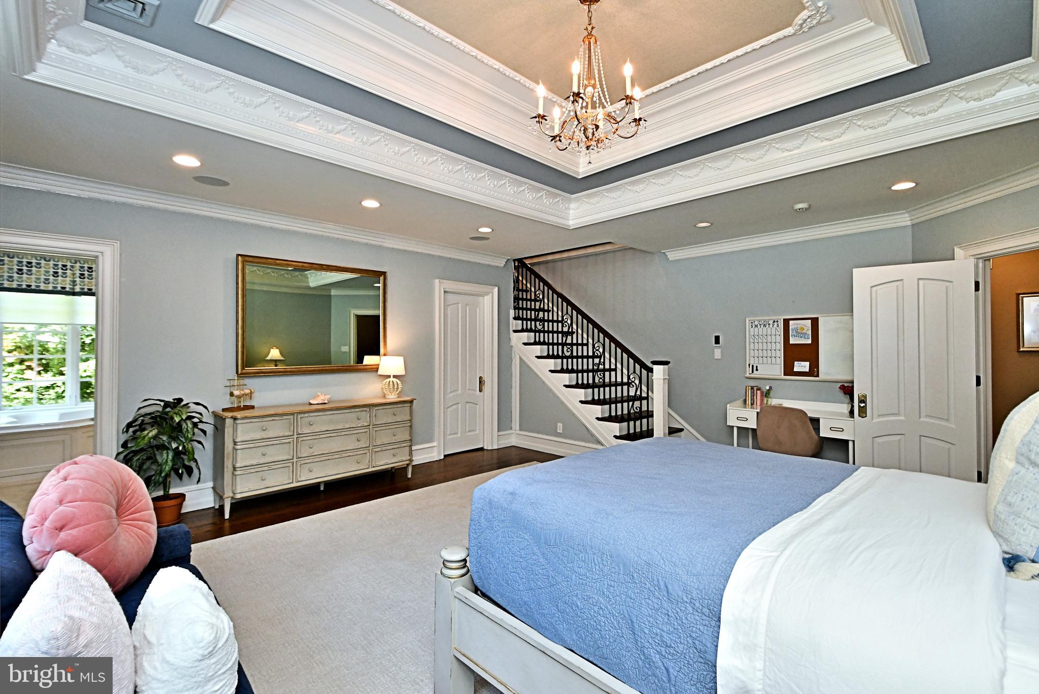 5 Knowles Creek Road New Hope, PA 18938 - Photo 108 of 150 Bedroom 2 w/ Coffered Ceiling