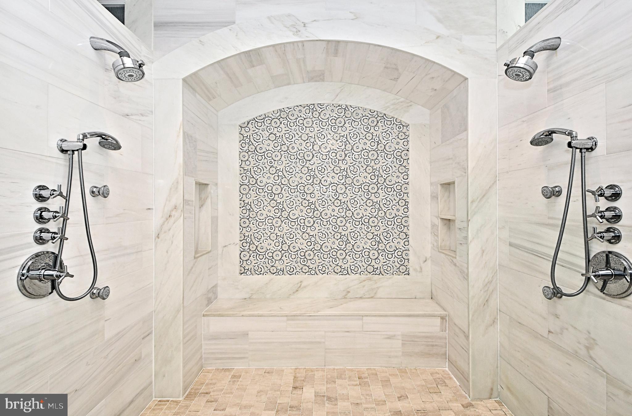 5 Knowles Creek Road New Hope, PA 18938 - Photo 100 of 150 Walk-in Shower w/ Multiple Sprays