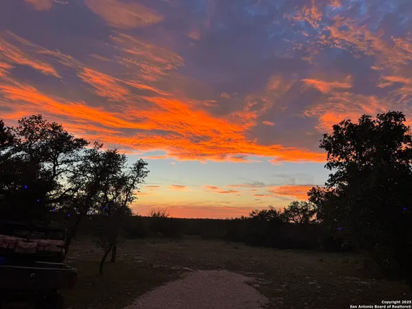 a view of sunset
