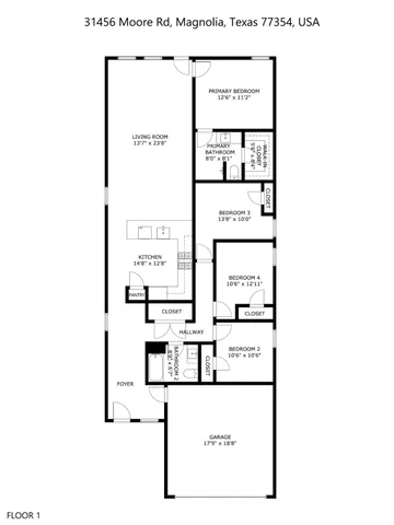 a picture of a floor plan