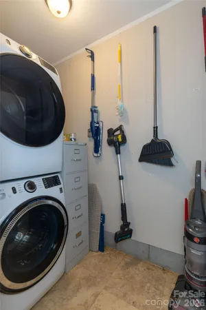 a close view of utility and utility room