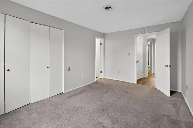 a view of an empty room