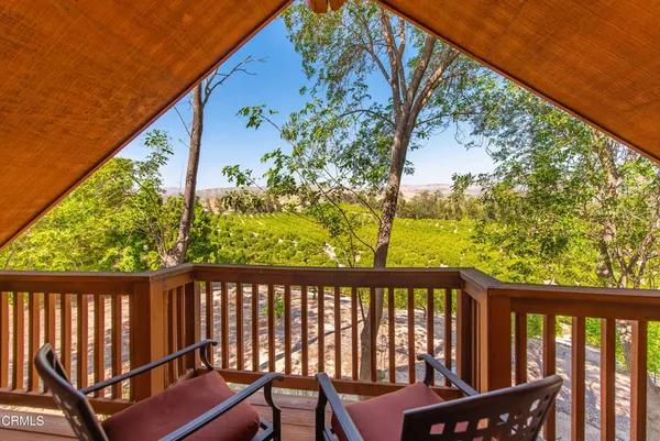 a outdoor space with chairs