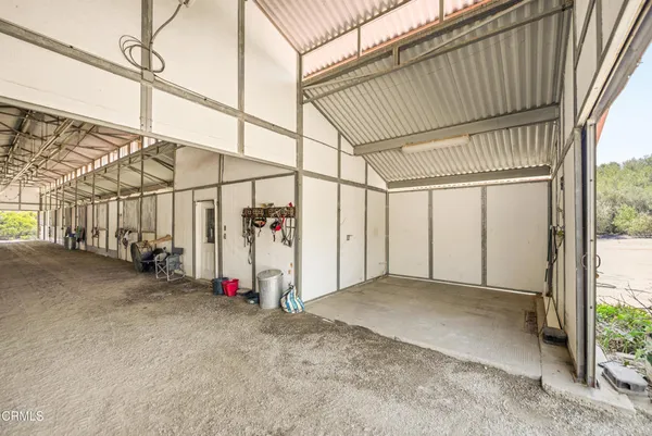 a view of a terrace with outdoor space