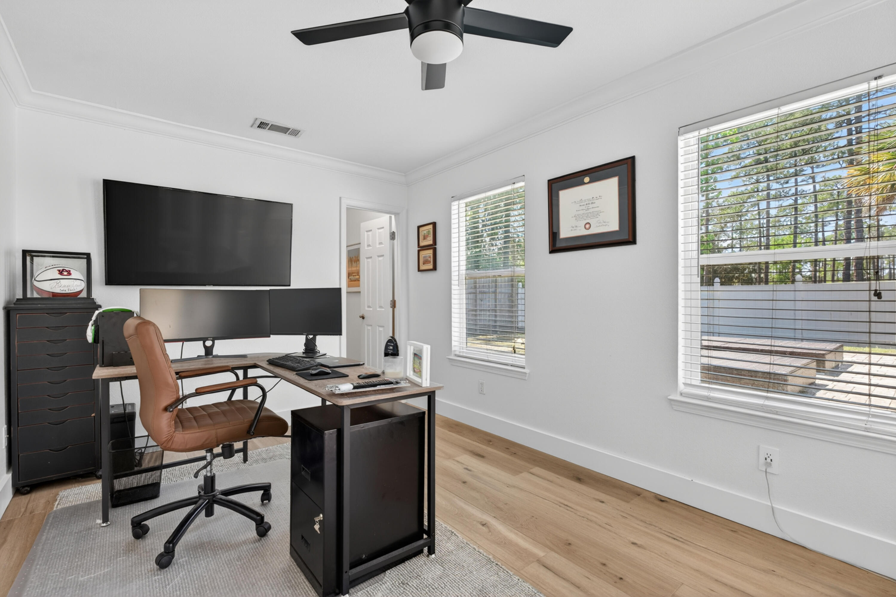 209 Santa Barbara Avenue Santa Rosa Beach, FL 32459 - Photo 29 of 78 a view of a workspace with furniture and a window
