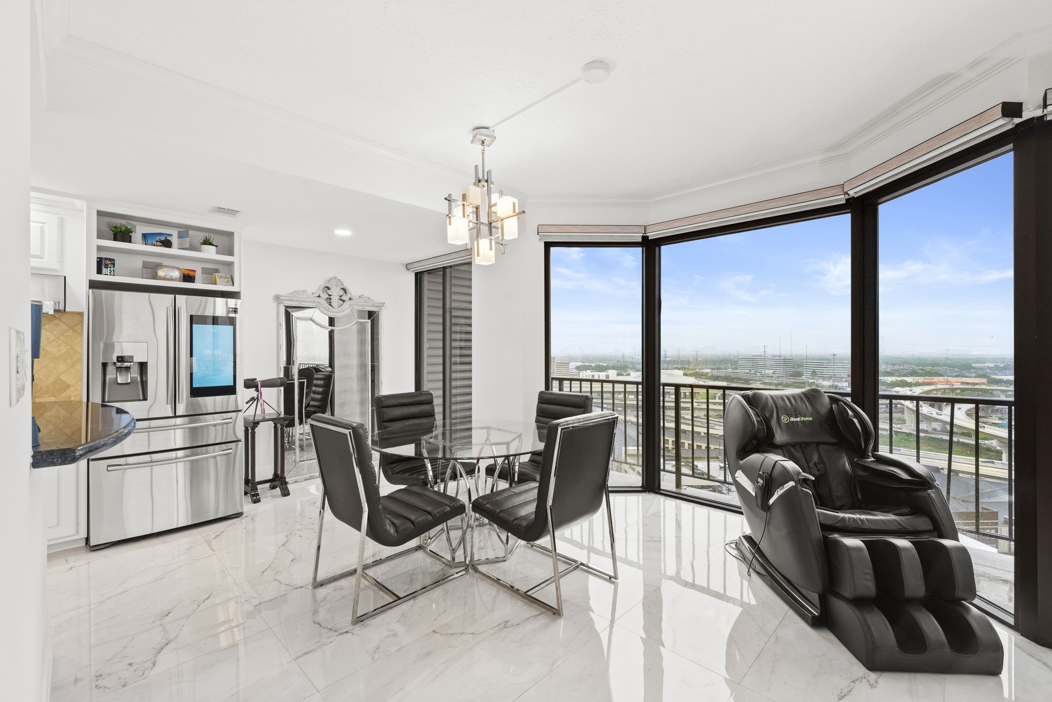 3350 McCue Road, Unit 1901 Houston, TX 77056 - Photo 8 of 29 a very nice looking living room with a large window and furniture