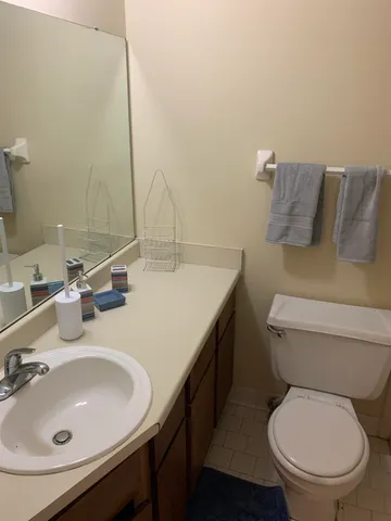 a bathroom with a sink and a toilet