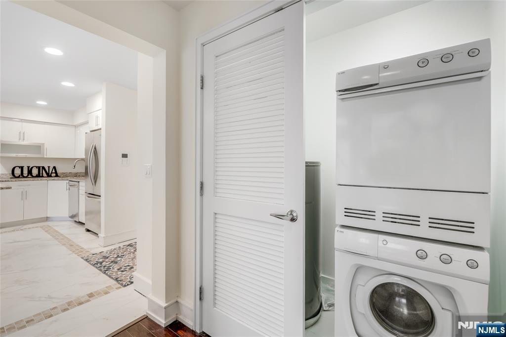 310 Cliff Lane, Unit 3C Cliffside Park, NJ 07010 - Photo 14 of 17 a view of a storage & utility room with washer and dryer