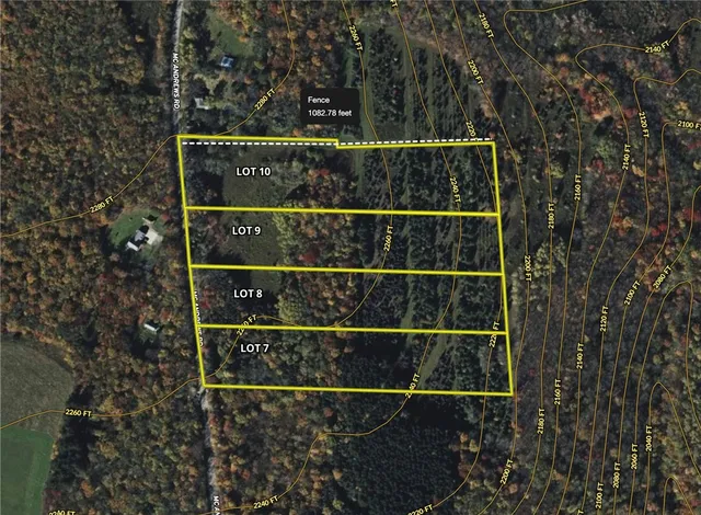 $44,900 | Vl Lot 8 McAndrews Road, Andover, NY 14806