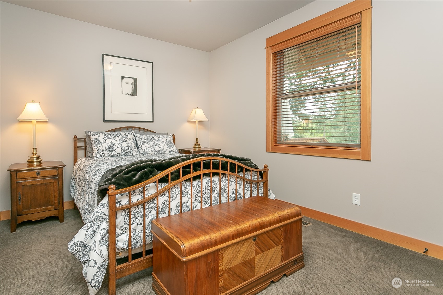 5487 Canvasback Road Blaine, WA 98230 - Photo 30 of 40 a bedroom with a bed and a window