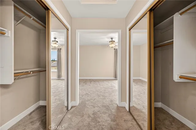a view of a bathroom with a glass door