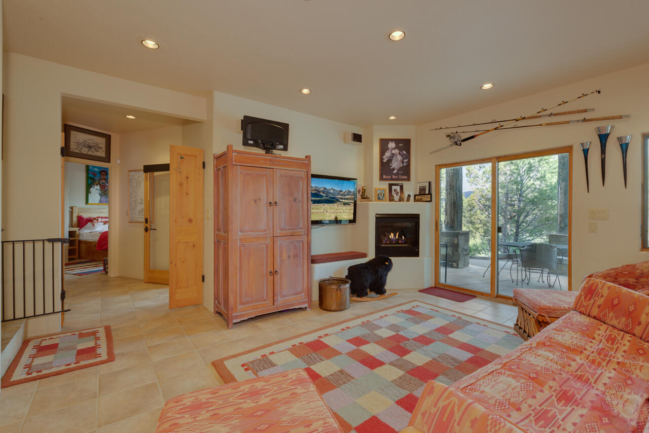 499 Waterview Lane Ridgway, CO 81432 - Photo 16 of 43 a bedroom with a bed and a television