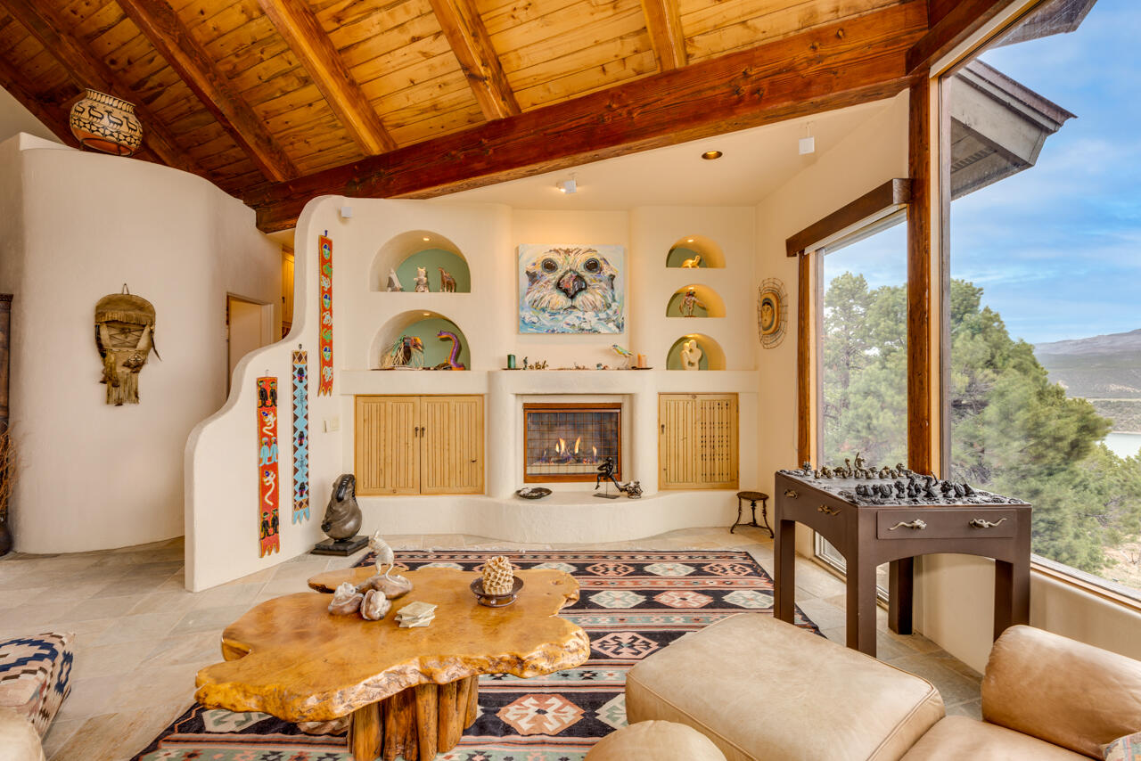 499 Waterview Lane Ridgway, CO 81432 - Photo 9 of 43 a front view of a house with outdoor seating