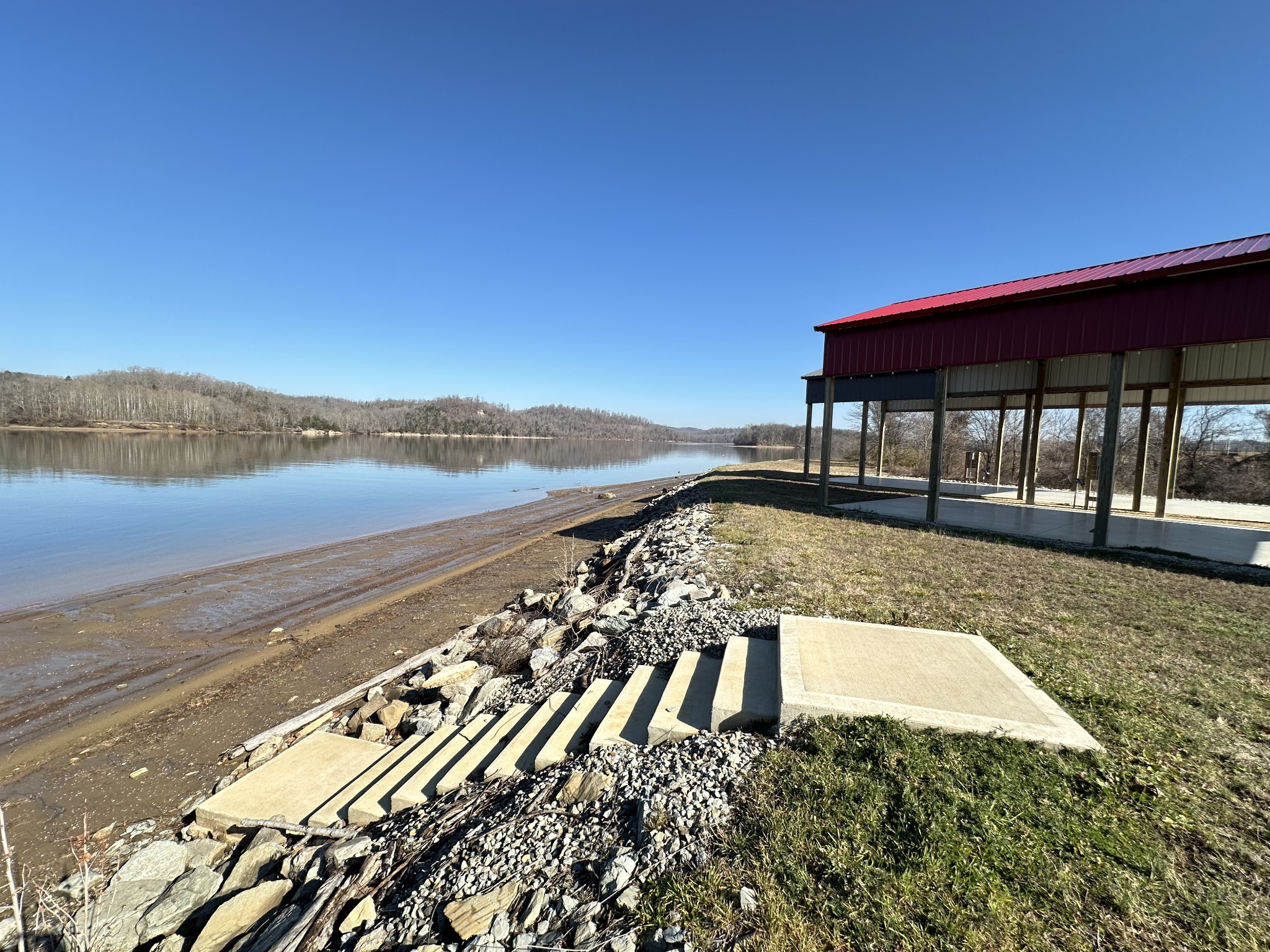 2287 Hardin Bottom River Road Clifton, TN 38425 - Photo 23 of 32 a view of a balcony with lake view and mountain view