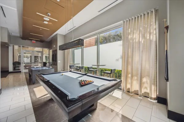 a living room with hard wood floor