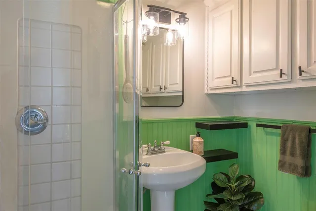 a view of a porch with furniture