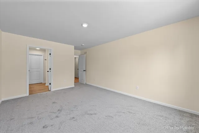 a view of an empty room