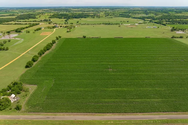 a view of a green field