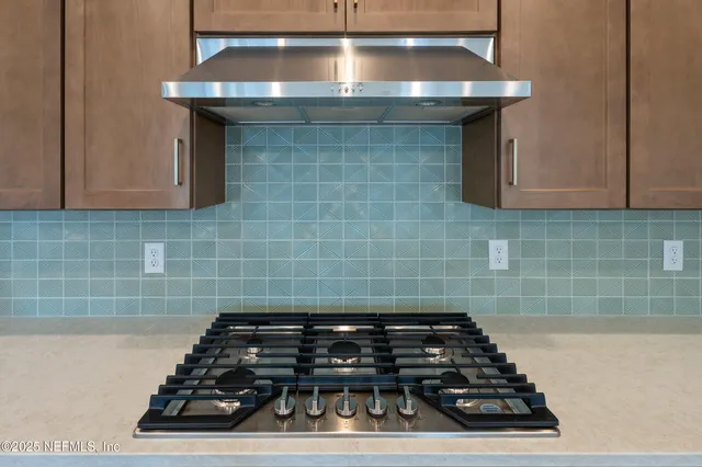 a kitchen with a stove