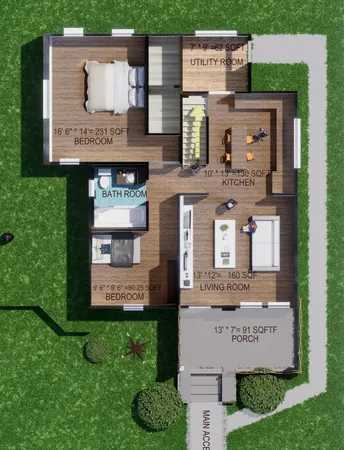 $132,500 | 4138 11th Street, Ecorse, MI 48229