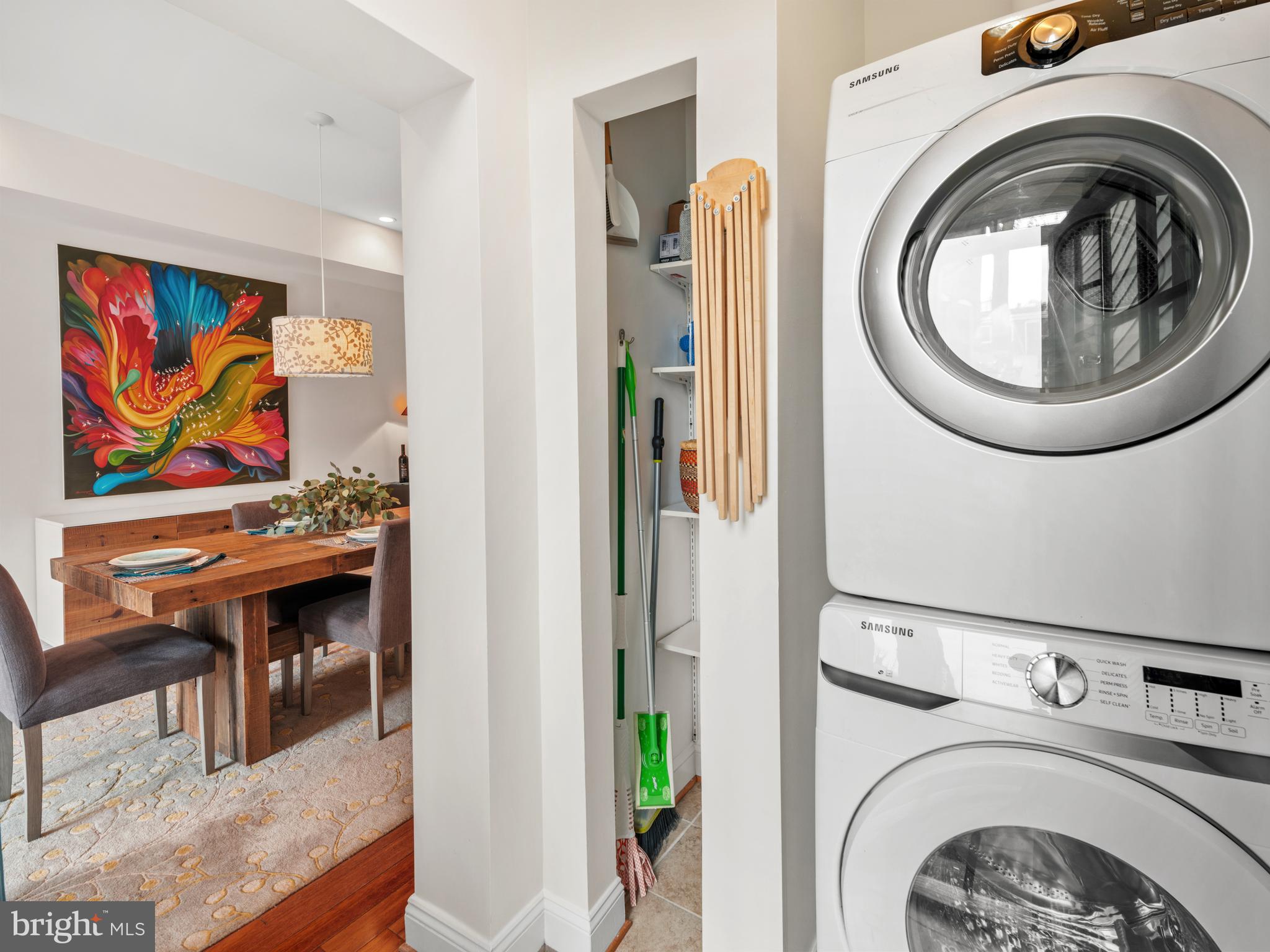 527 10th Street Southeast Washington, DC 20003 - Photo 27 of 64 Stacked Washer & Dryer