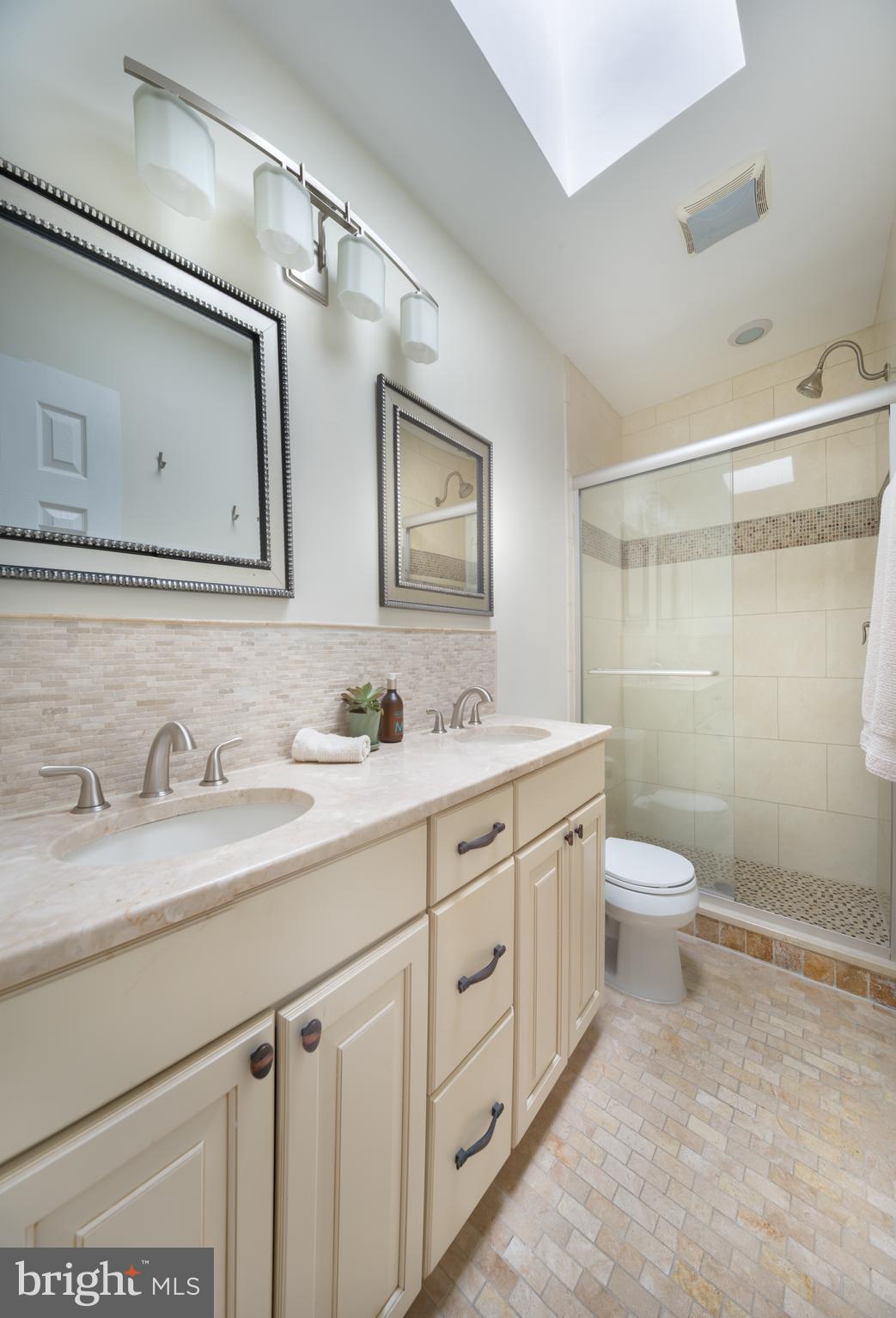 527 10th Street Southeast Washington, DC 20003 - Photo 38 of 64 Full Bath with Skylight