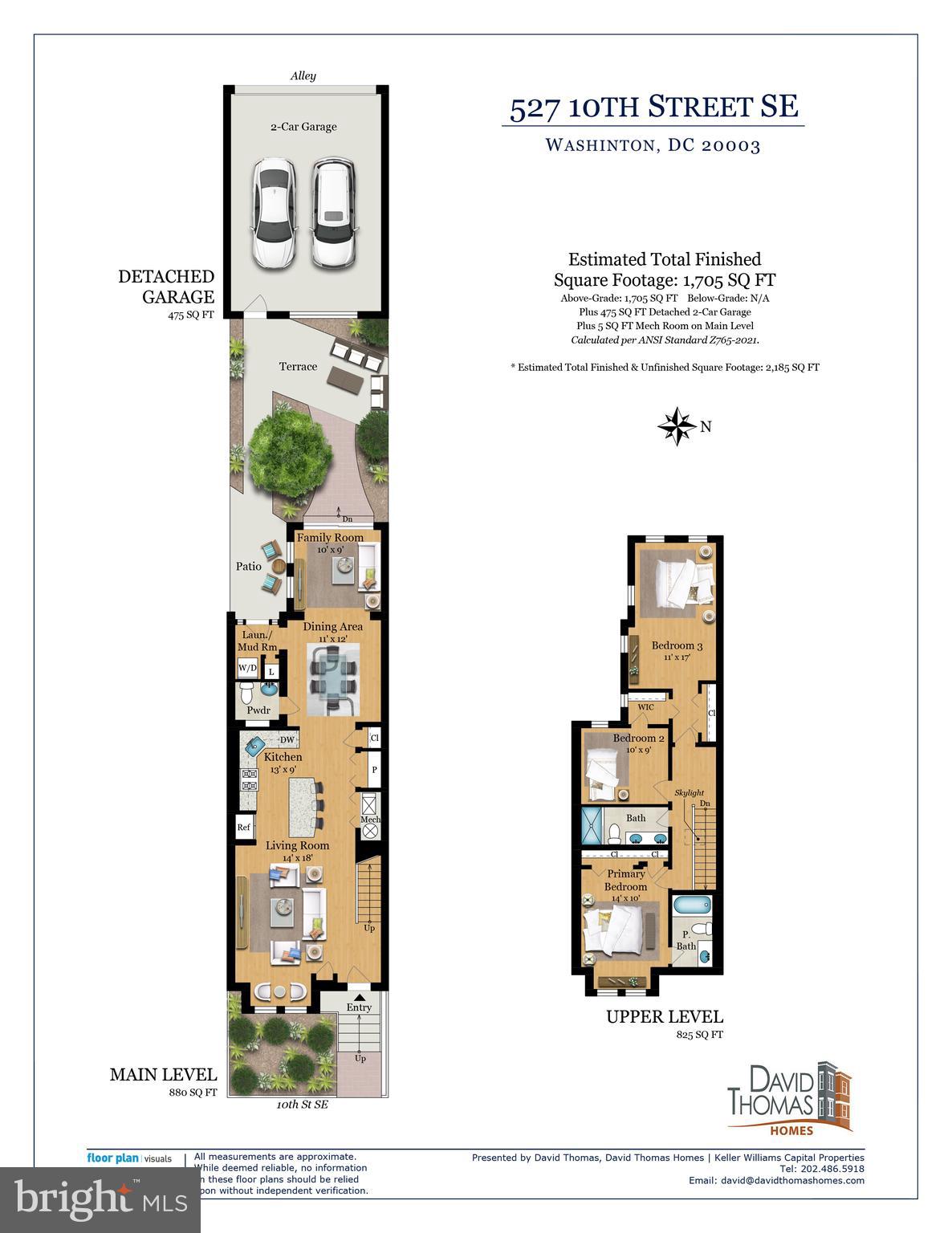 527 10th Street Southeast Washington, DC 20003 - Photo 64 of 64 Floor Plan